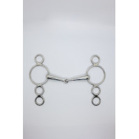 Mors Pessoa 3 ringen 18 mm Harcour Roestvrij staal