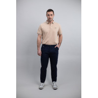 Chino broek Harcour Bruno Marine Marineblauw
