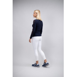 Wedstrijdpolo Harcour Coquette Marine Marineblauw