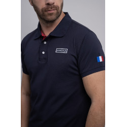 Polo Frankrijk Harcour Quitoh Marine Marineblauw