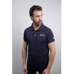 Polo Frankrijk Harcour Quitoh Marine Marineblauw