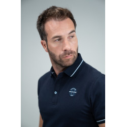 Polo Harcour Pampelonne Marine Marineblauw Polo Harcour Pampelonne Marine Marineblauw