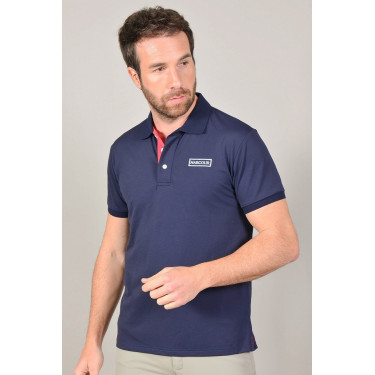 Polo Harcour Pitoh Marine Marineblauw
