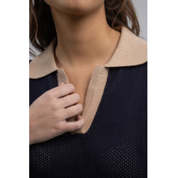 Polo Harcour Pomelo Marine Marineblauw