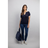 Polo Harcour Pomelo Marine Marineblauw Polo Harcour Pomelo Marine Marineblauw