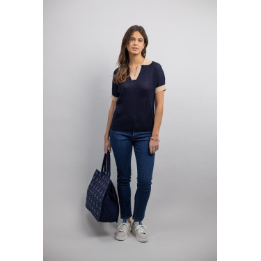 Polo Harcour Pomelo Marine Marineblauw