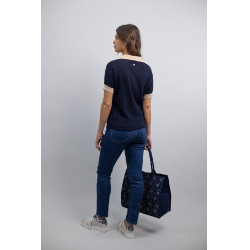 Polo Harcour Pomelo Marine Marineblauw