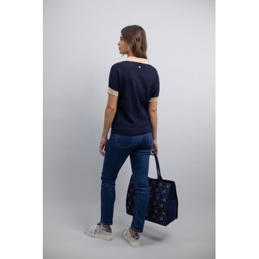 Polo Harcour Pomelo Marine Marineblauw