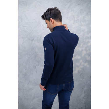 Harcour Douglas trui Marine Marineblauw