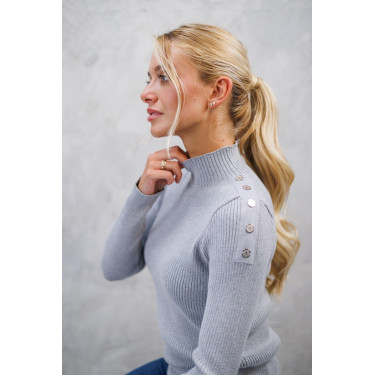 Harcour Swambi Trui Gemêleerd grijs