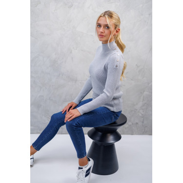 Harcour Swambi Trui Gemêleerd grijs