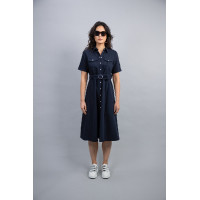 Jurk Harcour Disca Marine Marineblauw