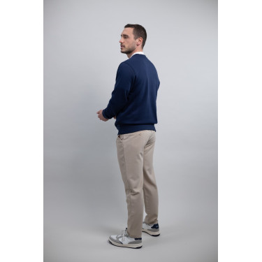 Sweater Harcour Shelton Marine Marineblauw