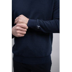 Sweater Harcour Shelton Marine Marineblauw