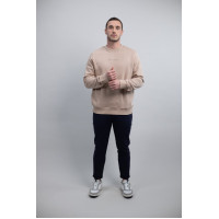 Sweater Harcour Shelton Zandkleurig Beige