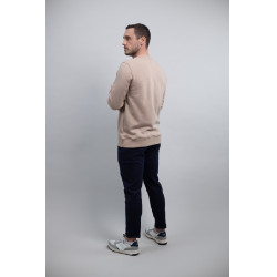 Sweater Harcour Shelton Zandkleurig Beige
