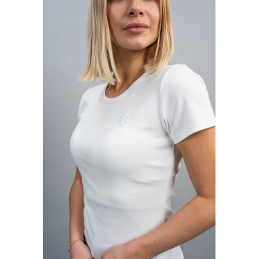 T-shirt Harcour Tarlala Wit