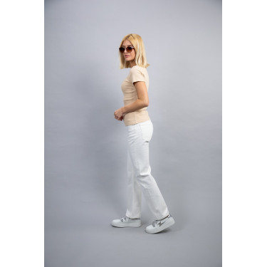 T-shirt Harcour Tarlala Zandkleurig Beige