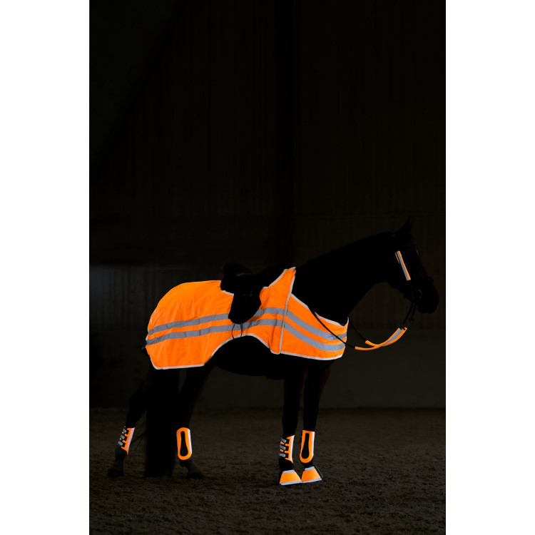 Reflecterende fluorescerende zadeldoek Horze Reflecterende fluorescerende zadeldoek Horze
