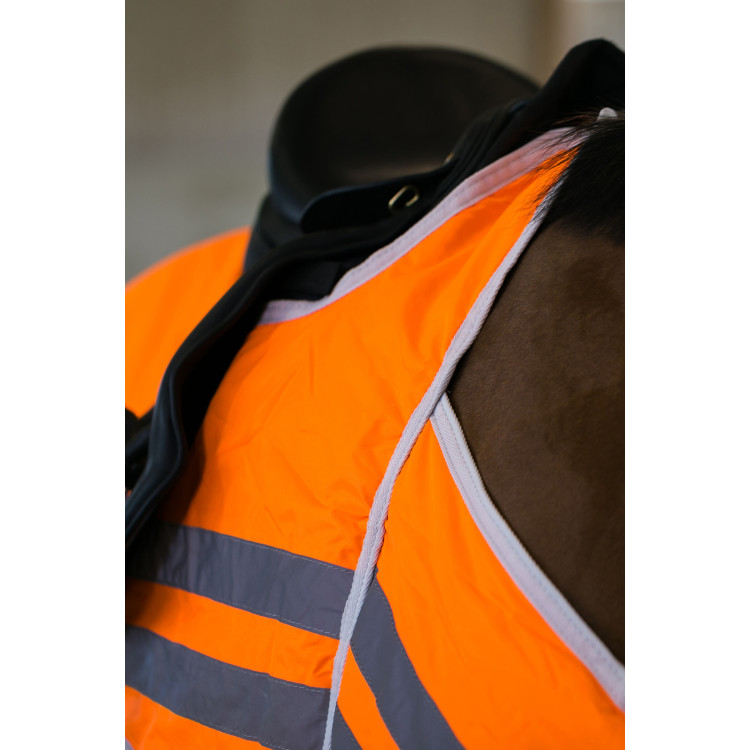 Reflecterende fluorescerende zadeldoek Horze Reflecterende fluorescerende zadeldoek Horze
