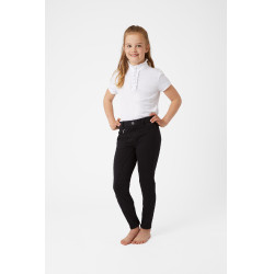 Kinderbroek Horze Active met siliconen zitvlak Zwart Kinderbroek Horze Active met siliconen zitvlak Zwart