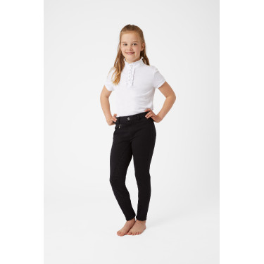 Kinderbroek Horze Active met siliconen zitvlak Zwart Kinderbroek Horze Active met siliconen zitvlak Zwart