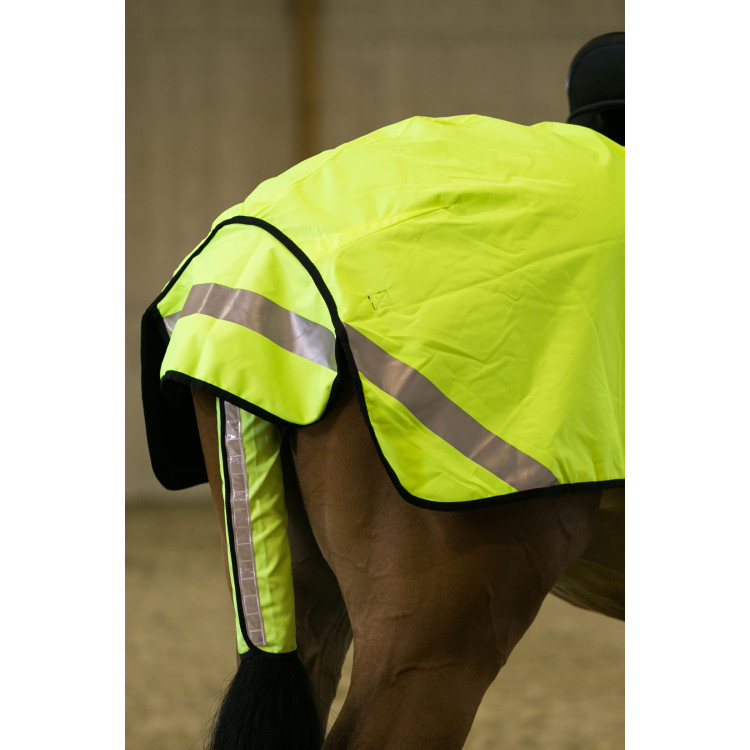 Fluo reflecterende uitrijdeken Horze Fluo reflecterende uitrijdeken Horze