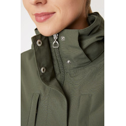 Technische beschermjas Horze Jadine dames Kaki groene kever Technische beschermjas Horze Jadine dames Kaki groene kever