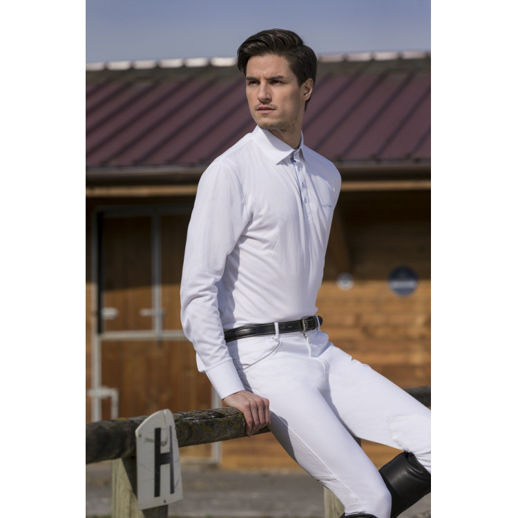Polo Equithème Mesh lange mouwen Polo Equithème Mesh lange mouwen