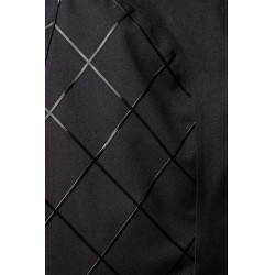 Gewatteerde siliconen rijbroek Adeline kinderen Horze Zwart