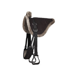 Zadelkleed voor bareback rijden PU Suede Horze