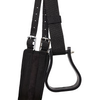Zadelkleed voor bareback rijden PU Suede Horze Zwart / grijs Zadelkleed voor bareback rijden PU Suede Horze Zwart / grijs