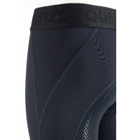 Kinderpaardrijlegging met volledig siliconen zitvlak Madison Horze Zwart