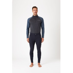 Broek B Vertigo Ethan kniestukken heren Donker marineblauw Broek B Vertigo Ethan kniestukken heren Donker marineblauw