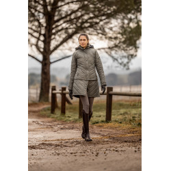 Aurora damesjack Horze met afneembare rok Groene kever