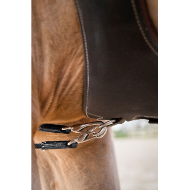 Lederen/nylon teugels Duits type Horze Sparta Lederen/nylon teugels Duits type Horze Sparta