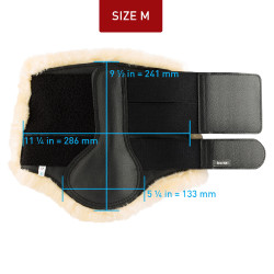 Gesloten peesbeschermers Horze Signature Zwart