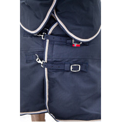 Georgina B Vertigo buiten deken met afneembare hals 250 g Marineblauw