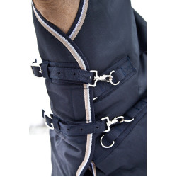 Georgina B Vertigo buiten deken met afneembare hals 250 g Marineblauw