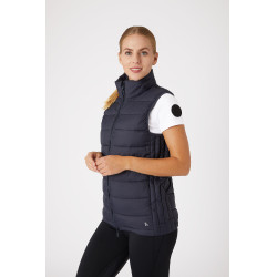 Mouwloos unisex gewatteerd bodywarmer Horze Avery Marineblauw Mouwloos unisex gewatteerd bodywarmer Horze Avery Marineblauw