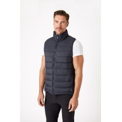 Mouwloos unisex gewatteerd bodywarmer Horze Avery Marineblauw Mouwloos unisex gewatteerd bodywarmer Horze Avery Marineblauw