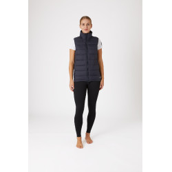 Mouwloos unisex gewatteerd bodywarmer Horze Avery Marineblauw Mouwloos unisex gewatteerd bodywarmer Horze Avery Marineblauw