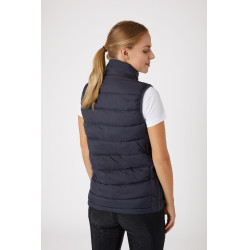Mouwloos unisex gewatteerd bodywarmer Horze Avery Marineblauw Mouwloos unisex gewatteerd bodywarmer Horze Avery Marineblauw
