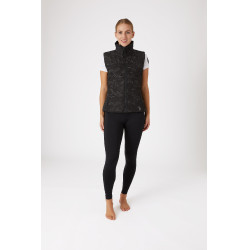 Camo Luminox reflecterend vest voor dames Horze Zwart / zilver Camo Luminox reflecterend vest voor dames Horze Zwart / zilver