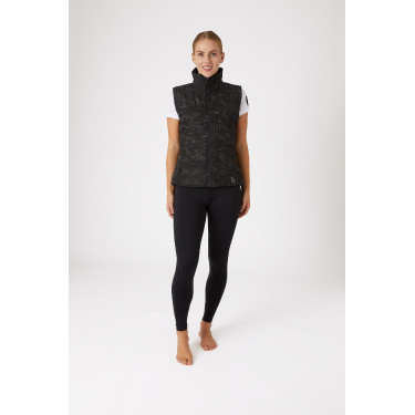 Camo Luminox reflecterend vest voor dames Horze Zwart / zilver Camo Luminox reflecterend vest voor dames Horze Zwart / zilver