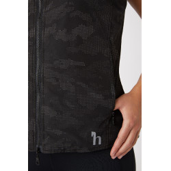 Camo Luminox reflecterend vest voor dames Horze Zwart / zilver Camo Luminox reflecterend vest voor dames Horze Zwart / zilver