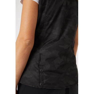 Camo Luminox reflecterend vest voor dames Horze Zwart / zilver Camo Luminox reflecterend vest voor dames Horze Zwart / zilver