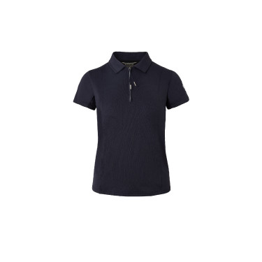 Wedstrijdpolo met korte mouwen Claudine dames B Vertigo Donker marineblauw Wedstrijdpolo met korte mouwen Claudine dames B Vertigo Donker marineblauw