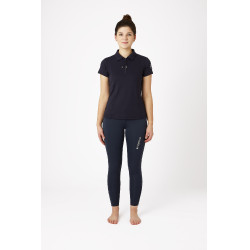 Wedstrijdpolo met korte mouwen Claudine dames B Vertigo Donker marineblauw Wedstrijdpolo met korte mouwen Claudine dames B Vertigo Donker marineblauw