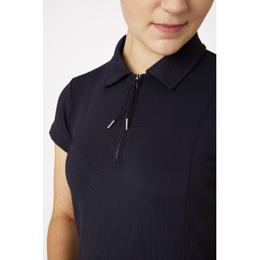 Wedstrijdpolo met korte mouwen Claudine dames B Vertigo Donker marineblauw Wedstrijdpolo met korte mouwen Claudine dames B Vertigo Donker marineblauw